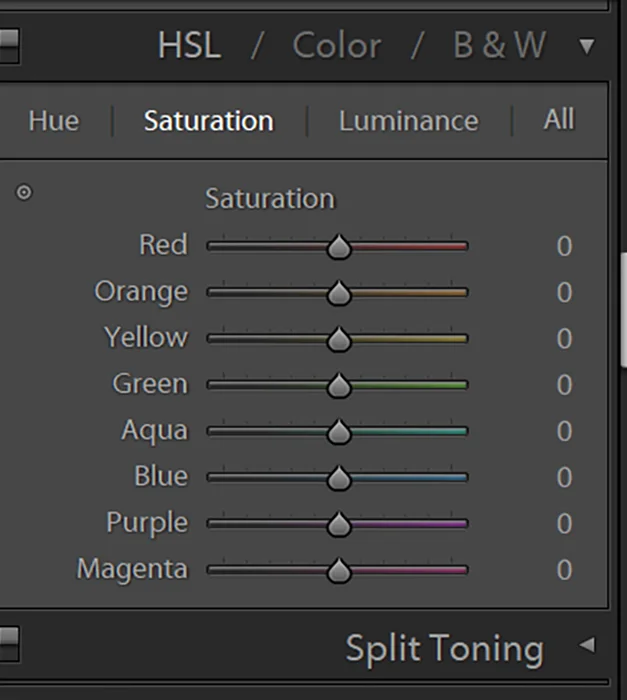 color settings