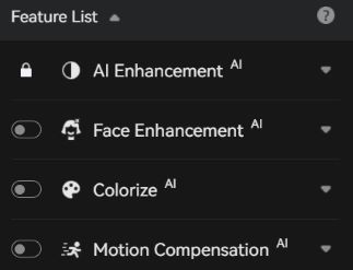 ai processing features